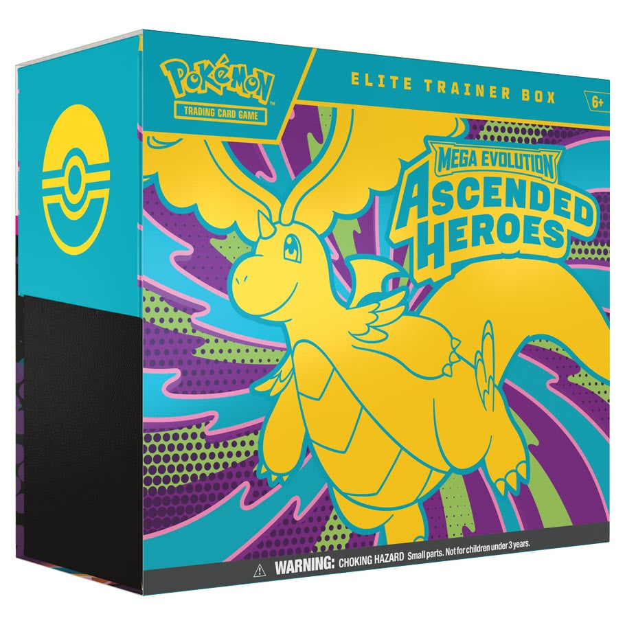 Pokémon TCG: Mega Evolution 2.5: Ascended Heroes: Elite Trainer Box featuring Mega Altaria art, includes booster packs, promo card, sleeves, and more for collectors.