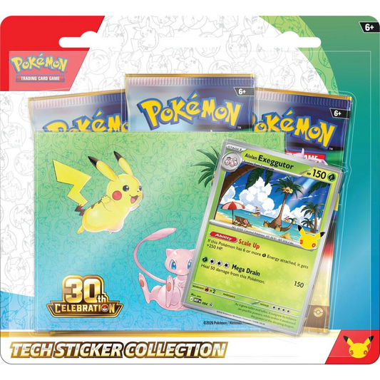 Pokémon TCG: 30th Celebration Tech Sticker Collection - Alolan Exeggutor