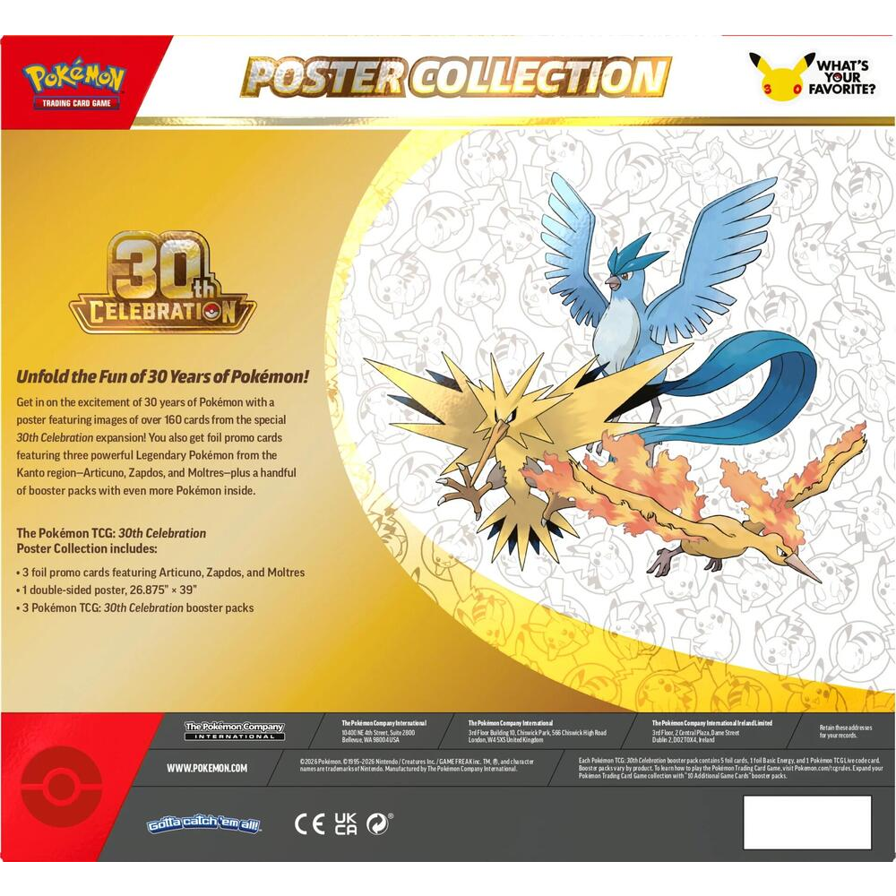 Pokémon TCG: 30th Celebration - Poster Collection
