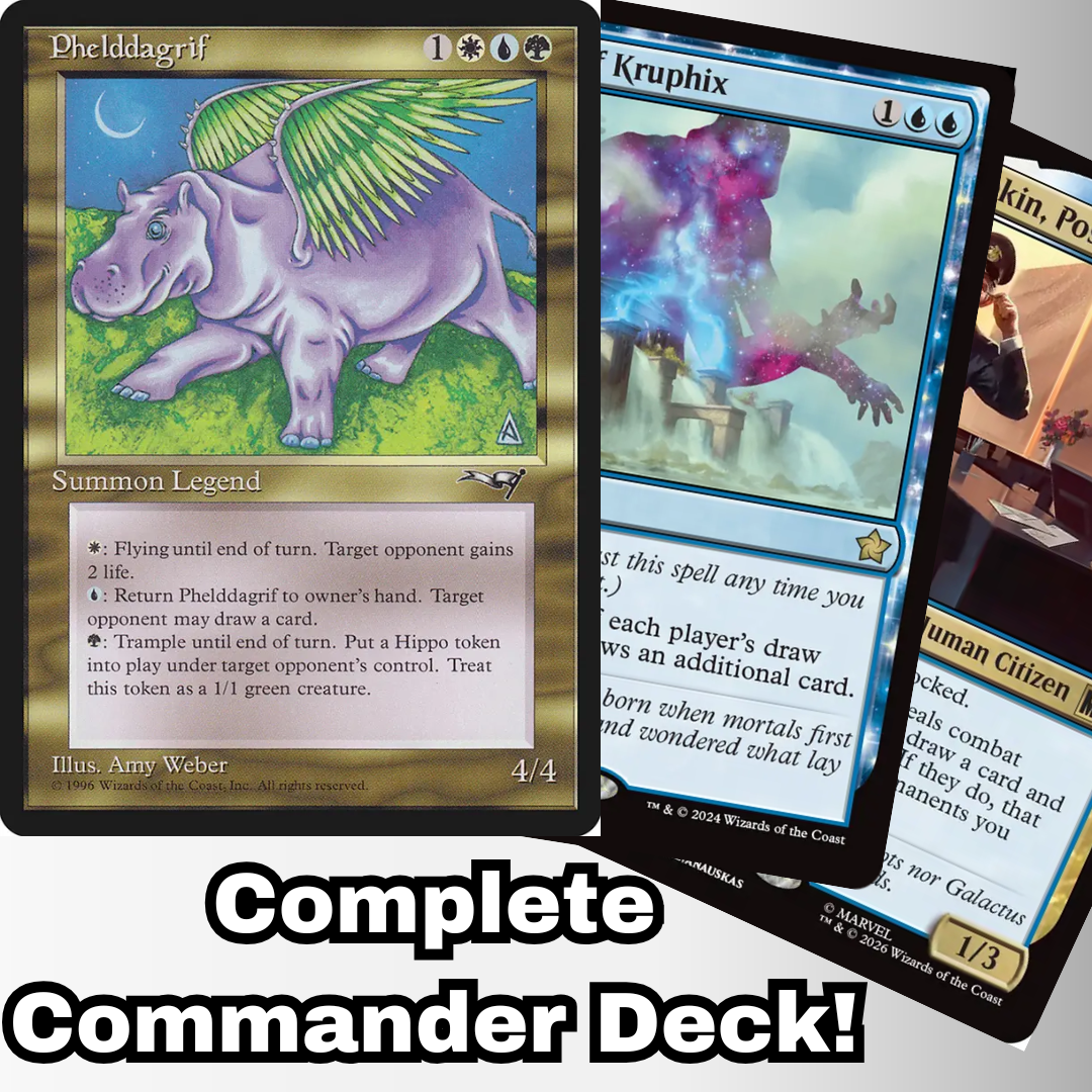 MTG Commander EDH Deck Phelddagrif 100 Cards Custom Deck Group Hug Bant