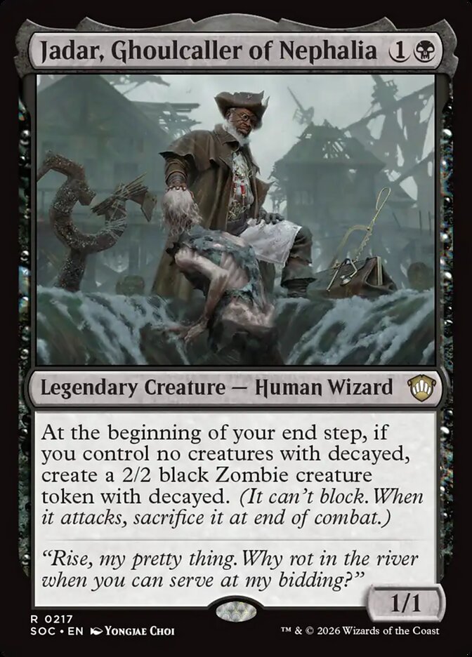 MTG Commander EDH Deck Super Shredder 100 Magic Cards Custom Deck featuring Jadar, Ghoulcaller of Nephalia, designed for strategic black sacrifice play.