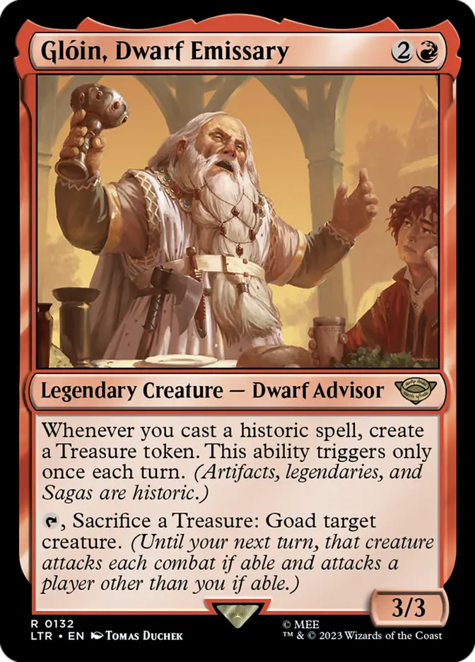 MTG Commander Deck EDH Deck Smaug the Magnificent 100 Magic Cards Custom Deck Mono Red Treasures The Hobbit
