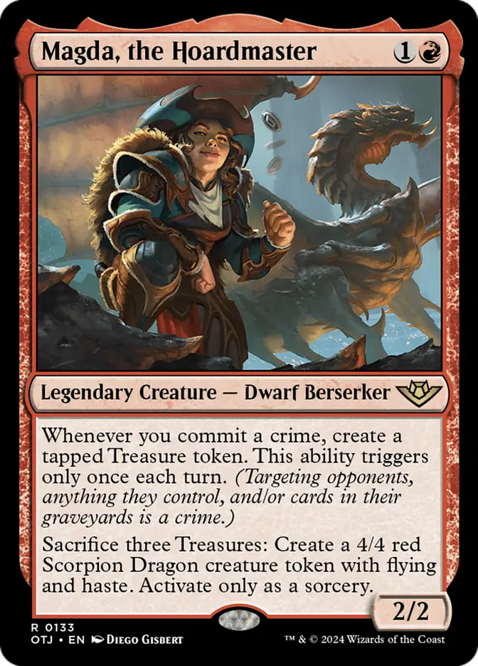 MTG Commander Deck EDH Deck Smaug, Wicked Worm 100 Magic Cards Custom Deck Rakdos Treasures