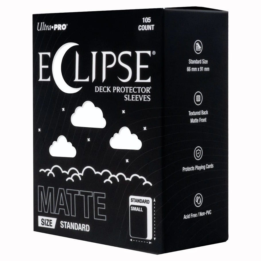 Ultra Pro Eclipse Deck Protector Sleeves Matte Arctic White (105)