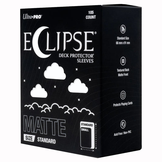 Ultra Pro Eclipse Deck Protector Sleeves Matte Arctic White (105)