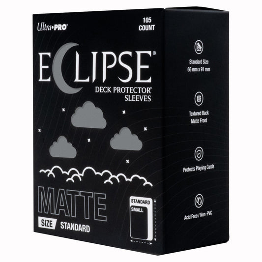Ultra Pro Eclipse Deck Protector Sleeves Matte Smoke Grey (105)