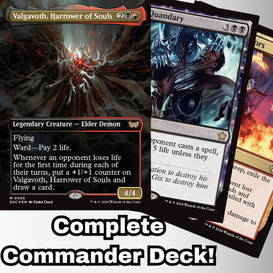custom mtg commander decks Final Fantasy Magic The Gathering Deck - Y'shtola Drain - Esper Blue Black White - EDH cEDH - 100 Card - Deck block) closed.class MTG EDH Commander Deck Set