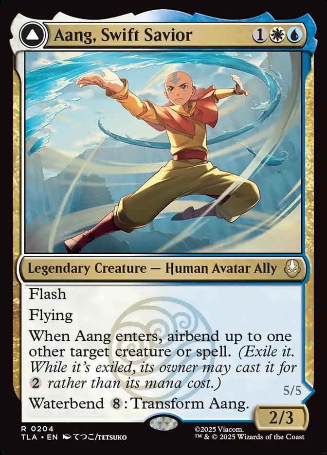MTG Commander Deck EDH Deck Avatar Aang 100 Magic Cards Custom Deck Avatar: The Last Airbender