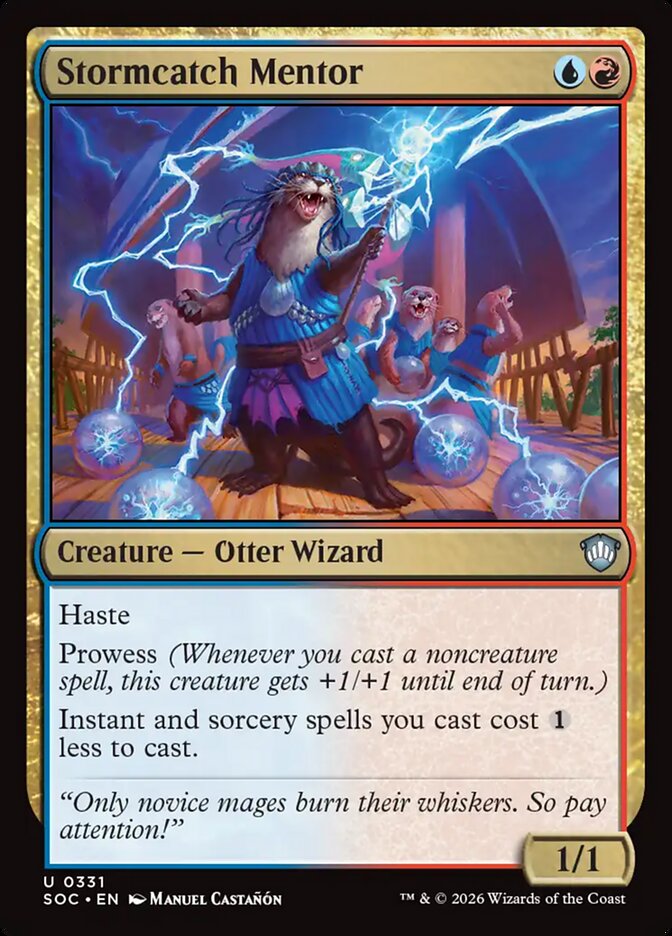 MTG Commander Deck EDH Deck Alania, Divergent Storm 100 Magic Cards Custom Deck Izzet Spells Otters