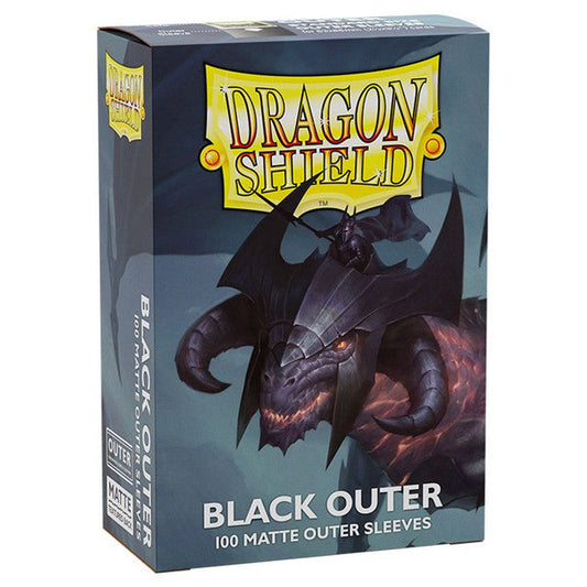 Dragon Shield: Outer Sleeves: Matte: Black Moonveil Games