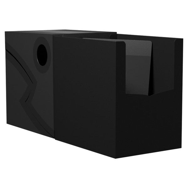 Dragon Shield: Double Shell: Shadow Black/Black Deck Box Moonveil Games