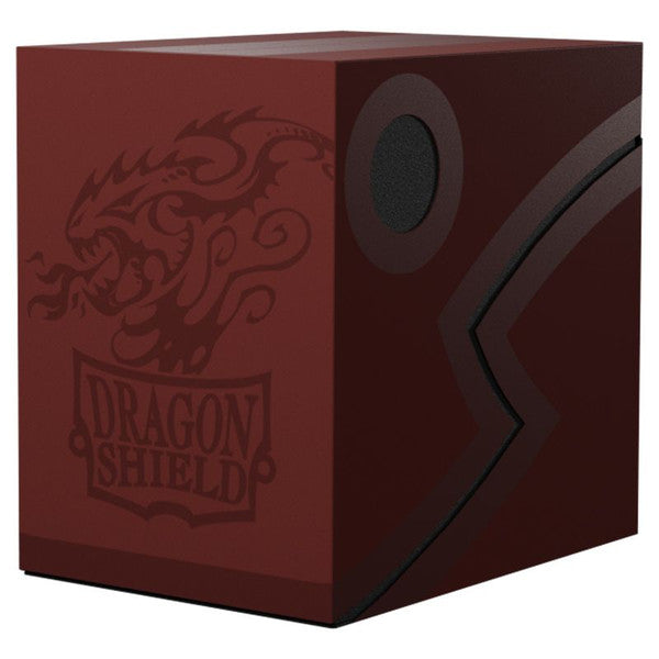 Dragon Shield: Double Shell: Blood Red/Black Deck Box Moonveil Games