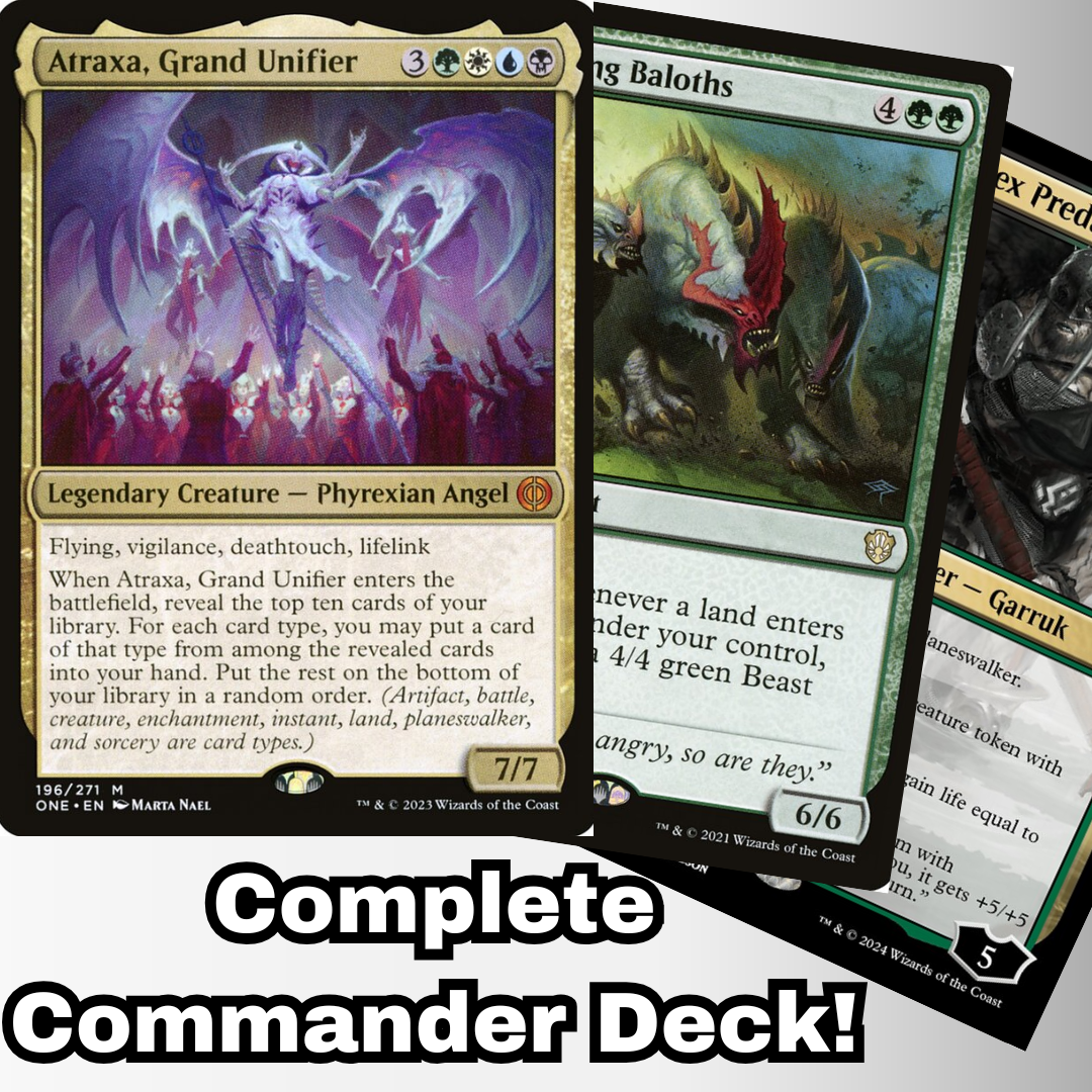 MTG Commander Deck EDH Deck Atraxa, Grand Unifier 100 Magic Cards Custom Deck Powerful