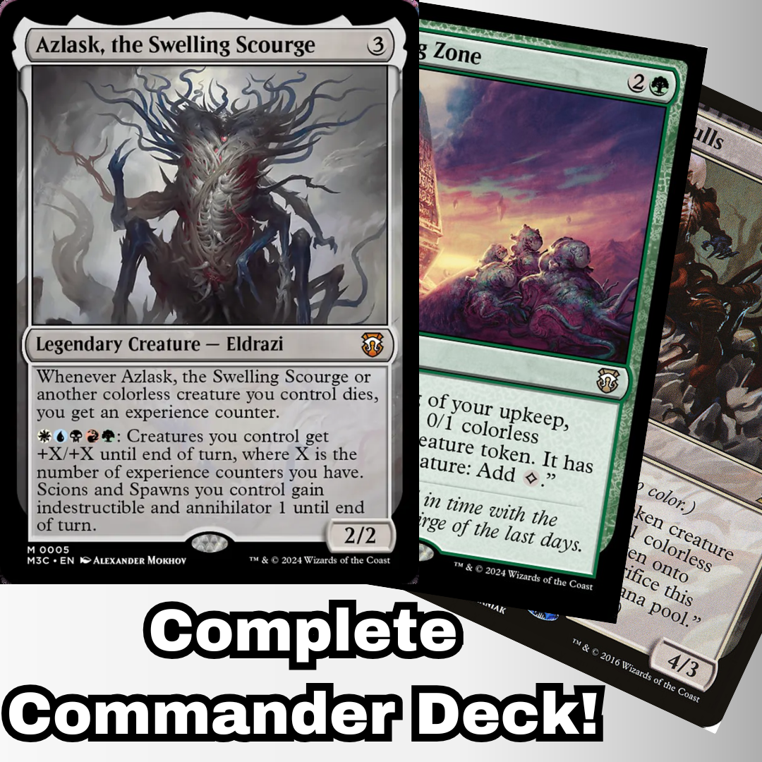 MTG Commander EDH Azlask, the Swelling Scourge 100 Cards Custom Deck Eldrazi