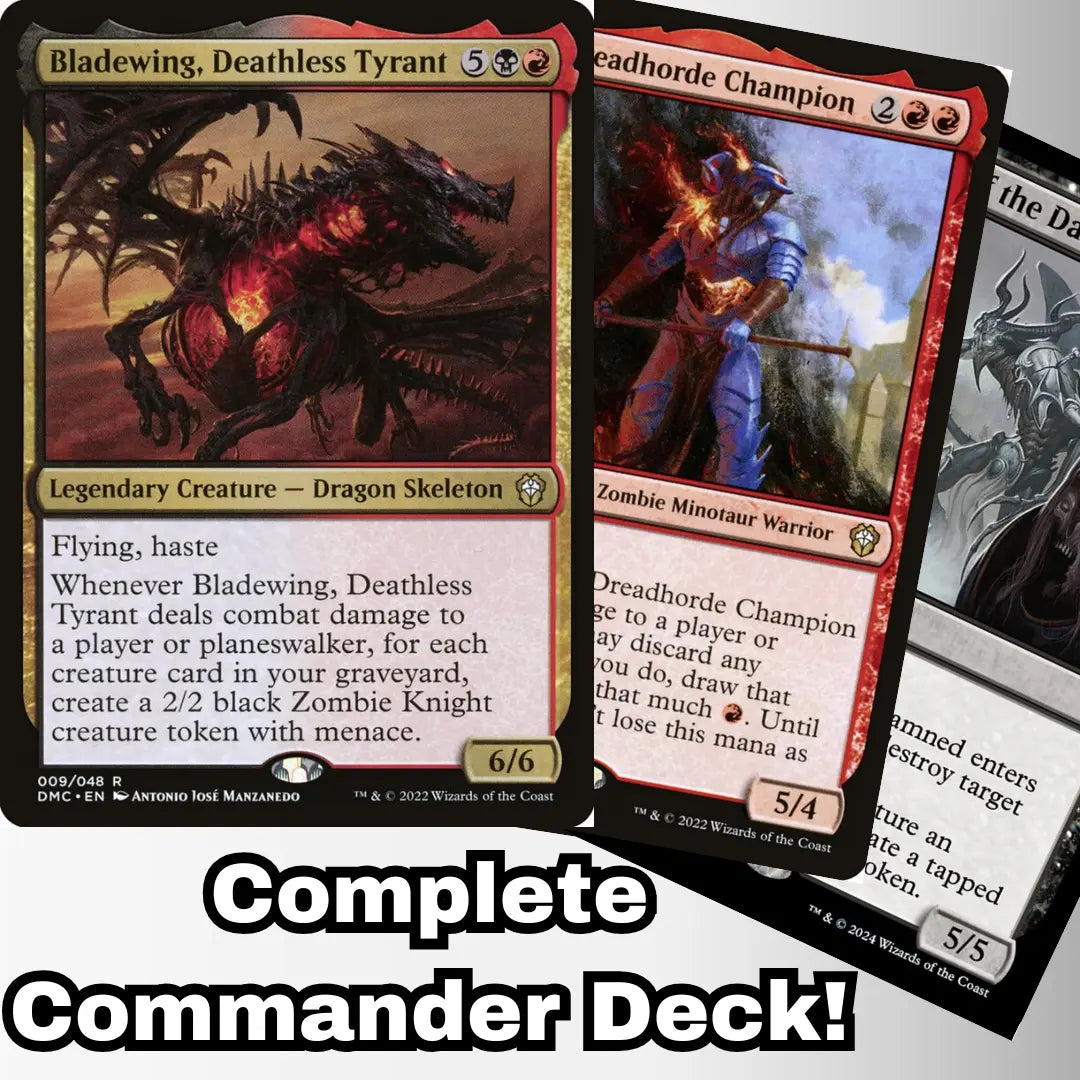 MTG Commander Deck EDH Deck Bladewing, Deathless Tyrant Magic Cards ...