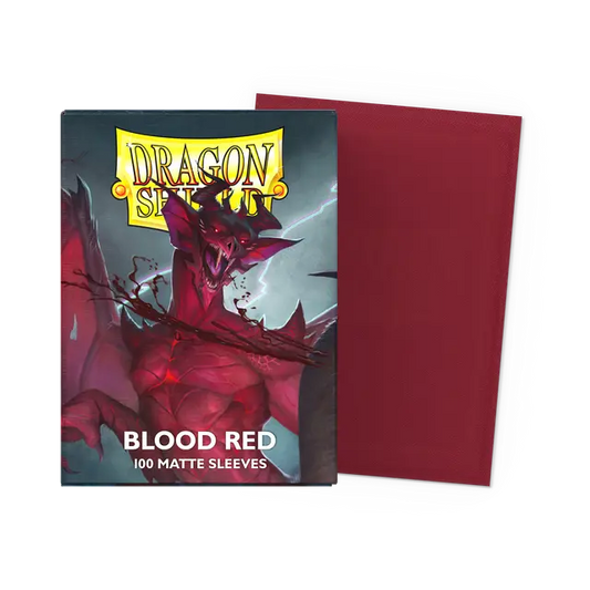 Dragon Shield Matte Sleeves 100 Count, featuring a red dragon box art, offers durable, tactile sleeves ideal for MTG and other trading card games.