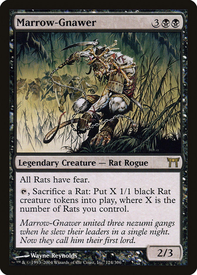 MTG Commander Rat Deck, featuring Marrow-Gnawer, includes 100 Magic cards for thematic EDH play, custom-built by Moonveil Games, highlighting tribal rat strategies.