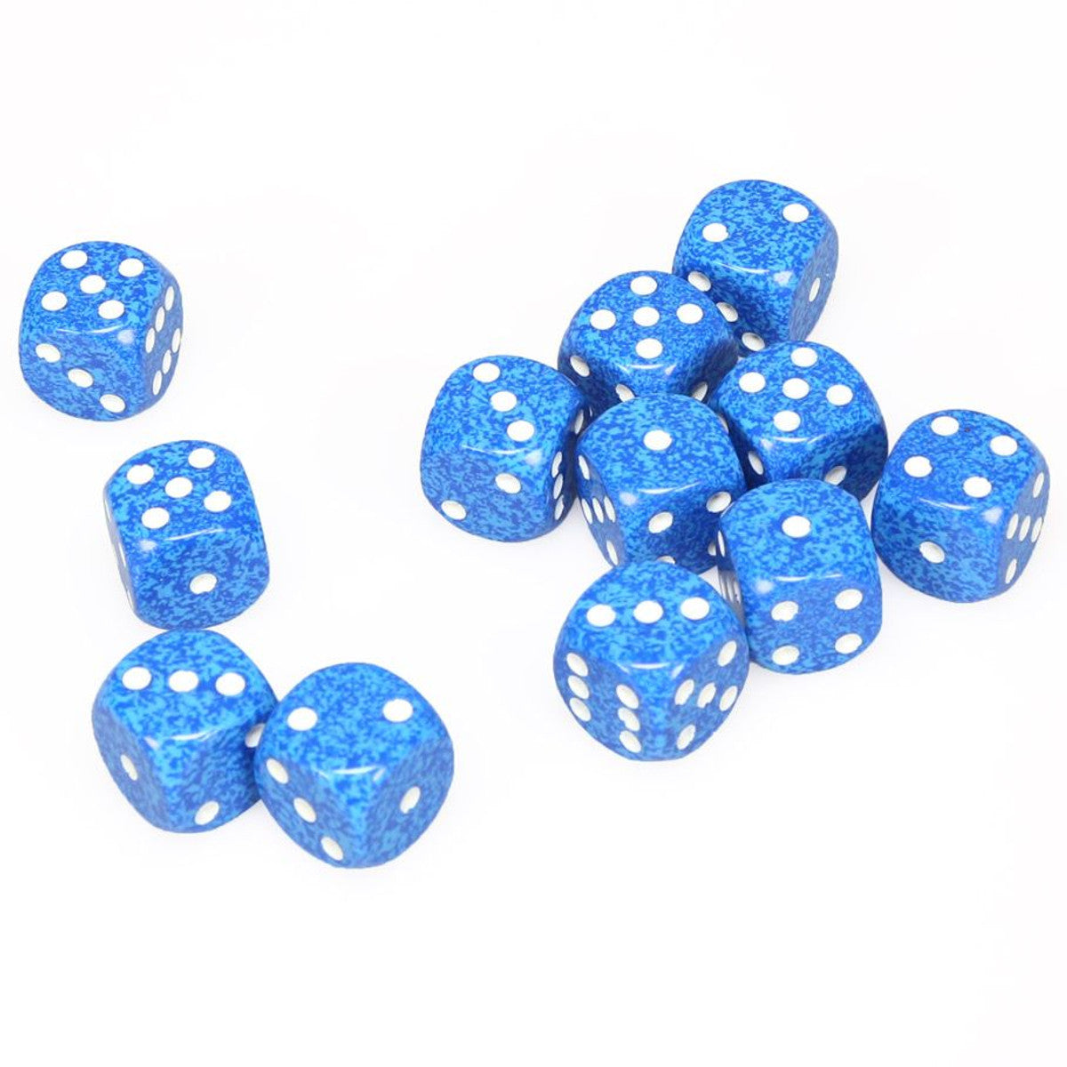 Chessex Speckled Water 16mm d6 Dice Block (12 Dice) (Copy) Moonveil Games