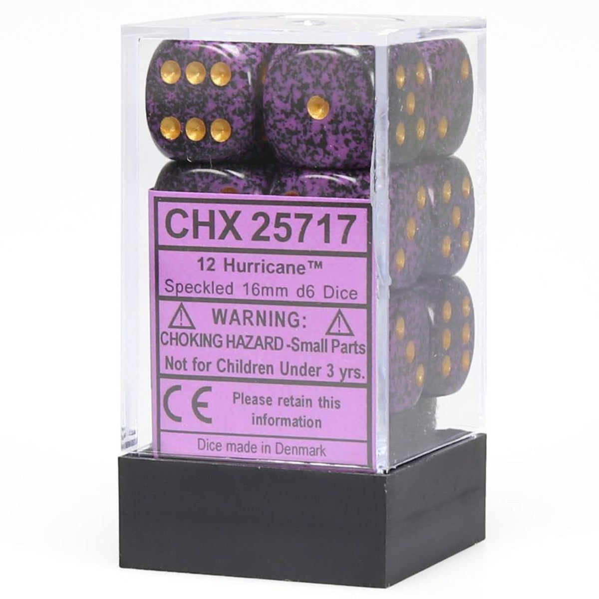 Chessex Dice D6 Sets: Hurricane Speckled Dado De Seis Caras | Cuotas Chessex Dice D6 Sets: Hurricane Speckled Dado De Seis Caras | Cuotas