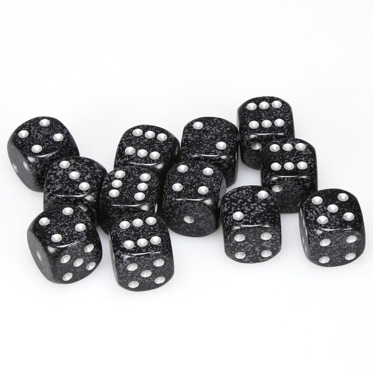 Chessex Speckled Ninja 16mm d6 Dice Block (12 Dice) Moonveil Games