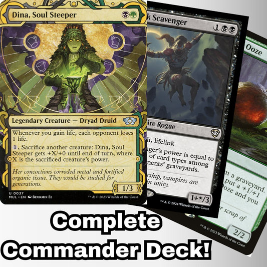 MTG Commander Deck EDH Deck Dina, Soul Steeper 100 Magic Cards Custom Deck Life Gain