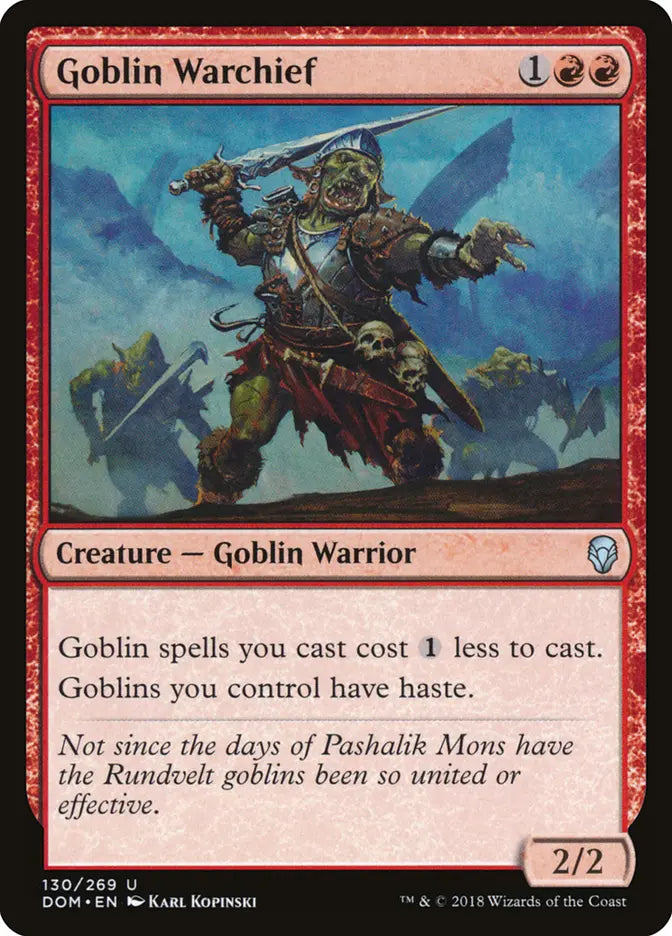 MTG Commander Goblin Deck EDH Deck Krenko, Mob Boss 100 Magic Cards Custom Deck Goblins Red