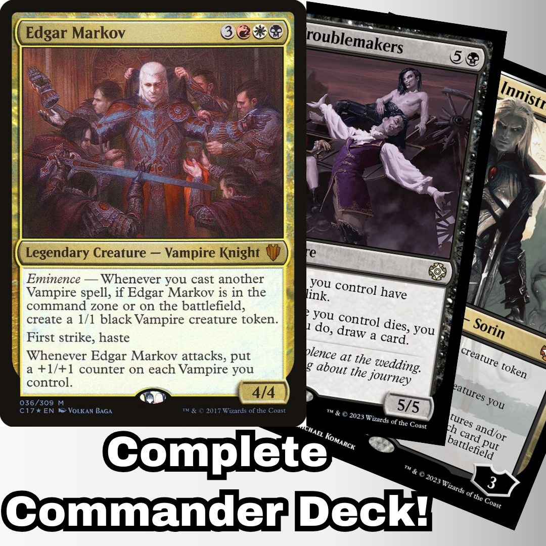 マジック：ザ・ギャザリング Edgar Markov MTG commander deck 100cards MTG Commander Vampire Deck EDH Deck Edgar Markov 100 Magic Cards