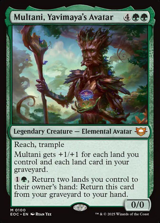 MTG Commander Deck EDH Deck Commander Glarb, Calamity's Augur 100 Magic Cards Custom Deck Bloomburrow Sultai