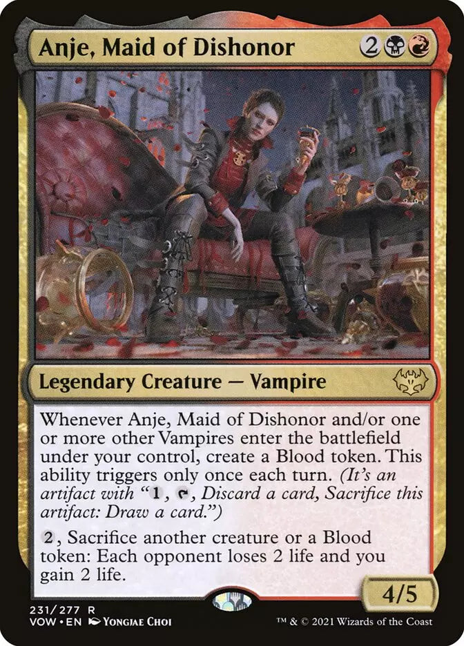 MTG Commander Deck EDH Deck Evelyn, the Covetous 100 Magic Cards Custom Vampires Grixis