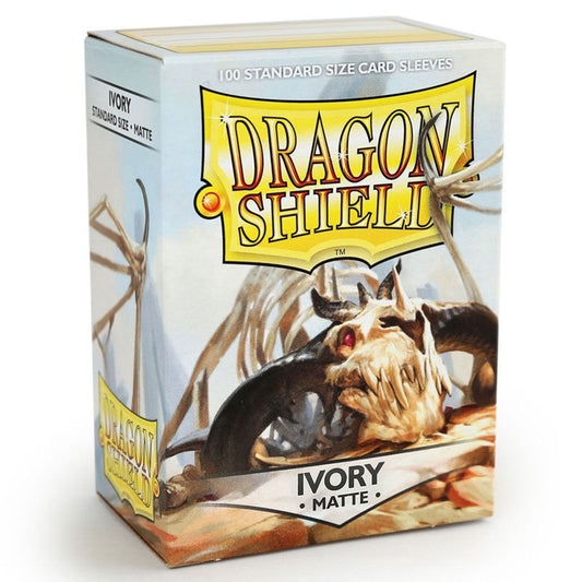 Dragon Shield - Ivory - Matte Sleeves - Standard Size Moonveil Games