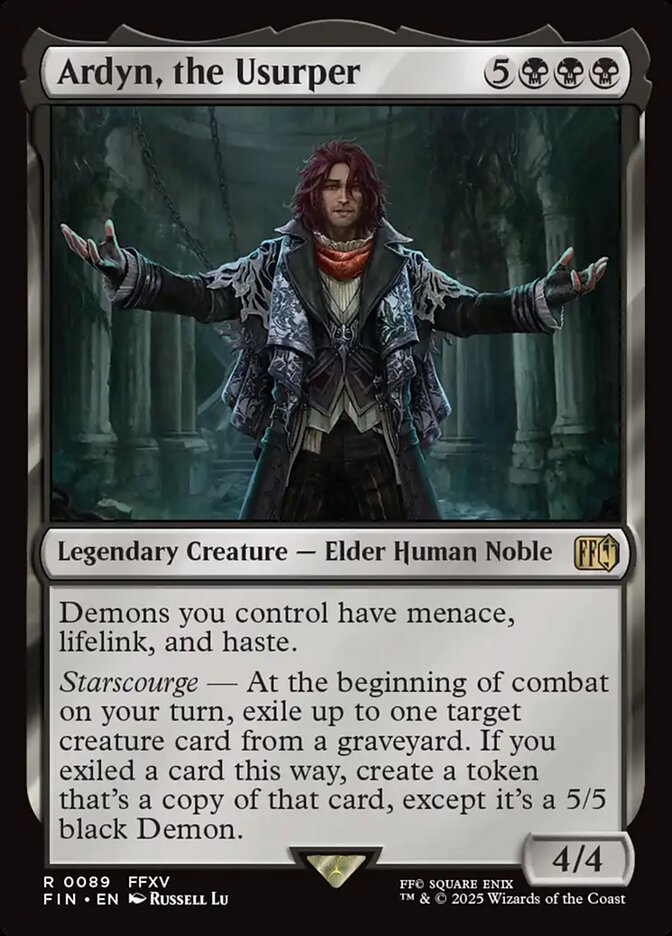 Custom-built MTG Commander Deck, 100 cards featuring Ardyn, the Usurper and The Prismatic Bridge, for casual EDH play by Moonveil Games.