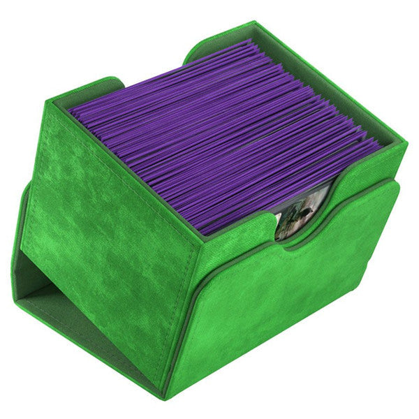 GameGenic Sidekick: 100+ XL Green Deck Box Moonveil Games