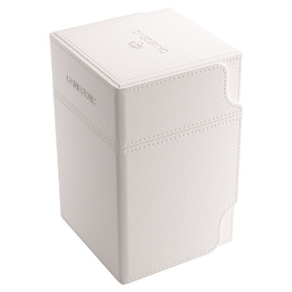 GameGenic Watchtower 100+ XL CONVERTIBLE White Deck Box Moonveil Games