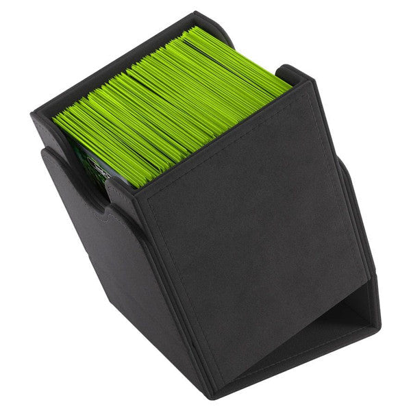 GameGenic Squire: 100+ XL Black Deck Box Moonveil Games