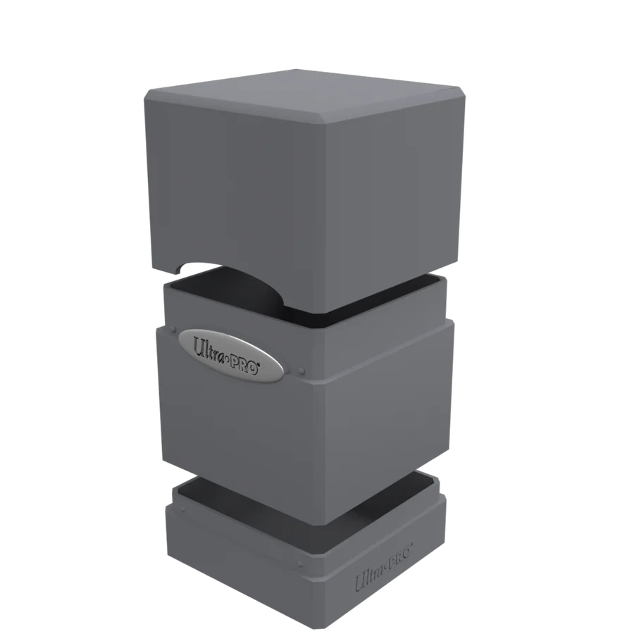 Ultra PRO: Satin Tower: Smoke Grey Deck Box Moonveil Games