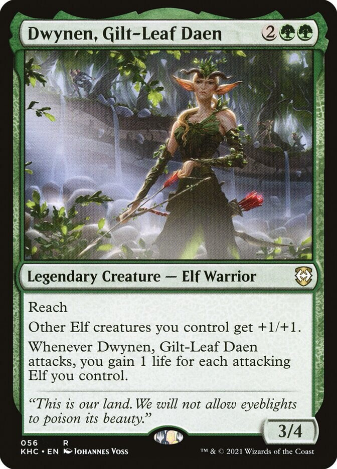 MTG Commander Deck EDH Deck Marwyn, the Nurturer 100 Magic Cards Custom Deck Elves Green Tribal