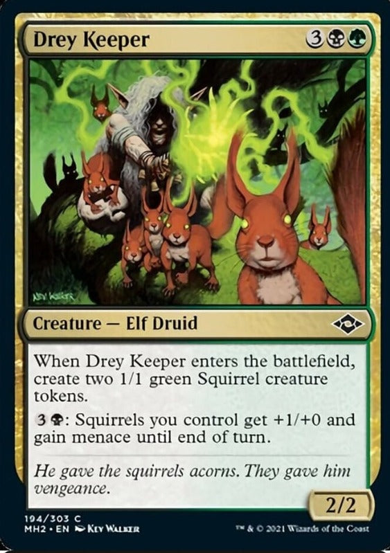 MTG Commander Deck EDH Deck Chatterfang, Squirrel General 100 Magic Cards Custom Deck Squirrels Tokens Green Black Golgari