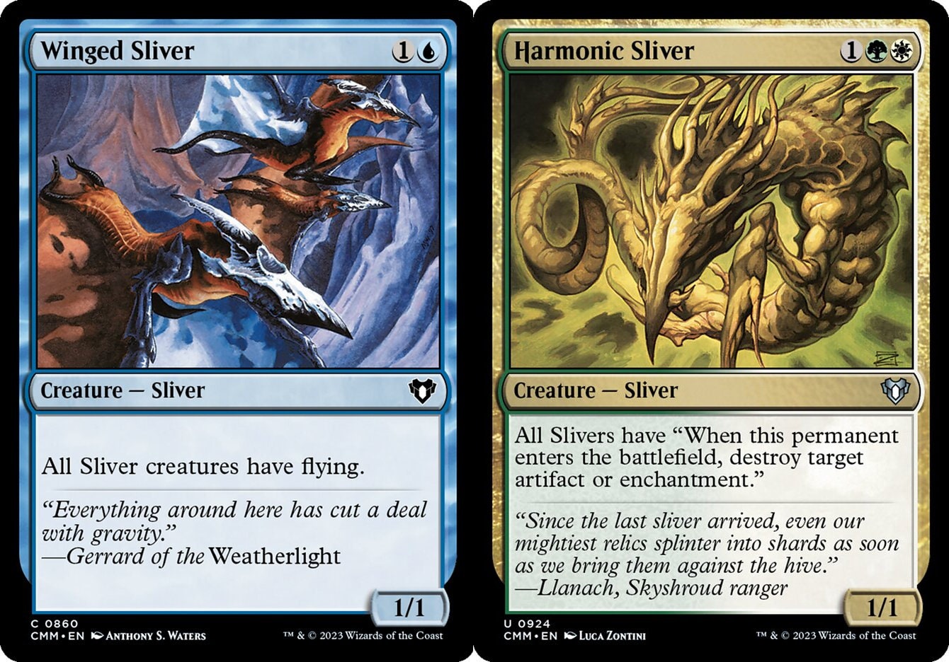 MTG Commander Deck EDH Deck Sliver Hivelord 100 Magic Cards Custom Slivers Sliver Tribal 5 Color