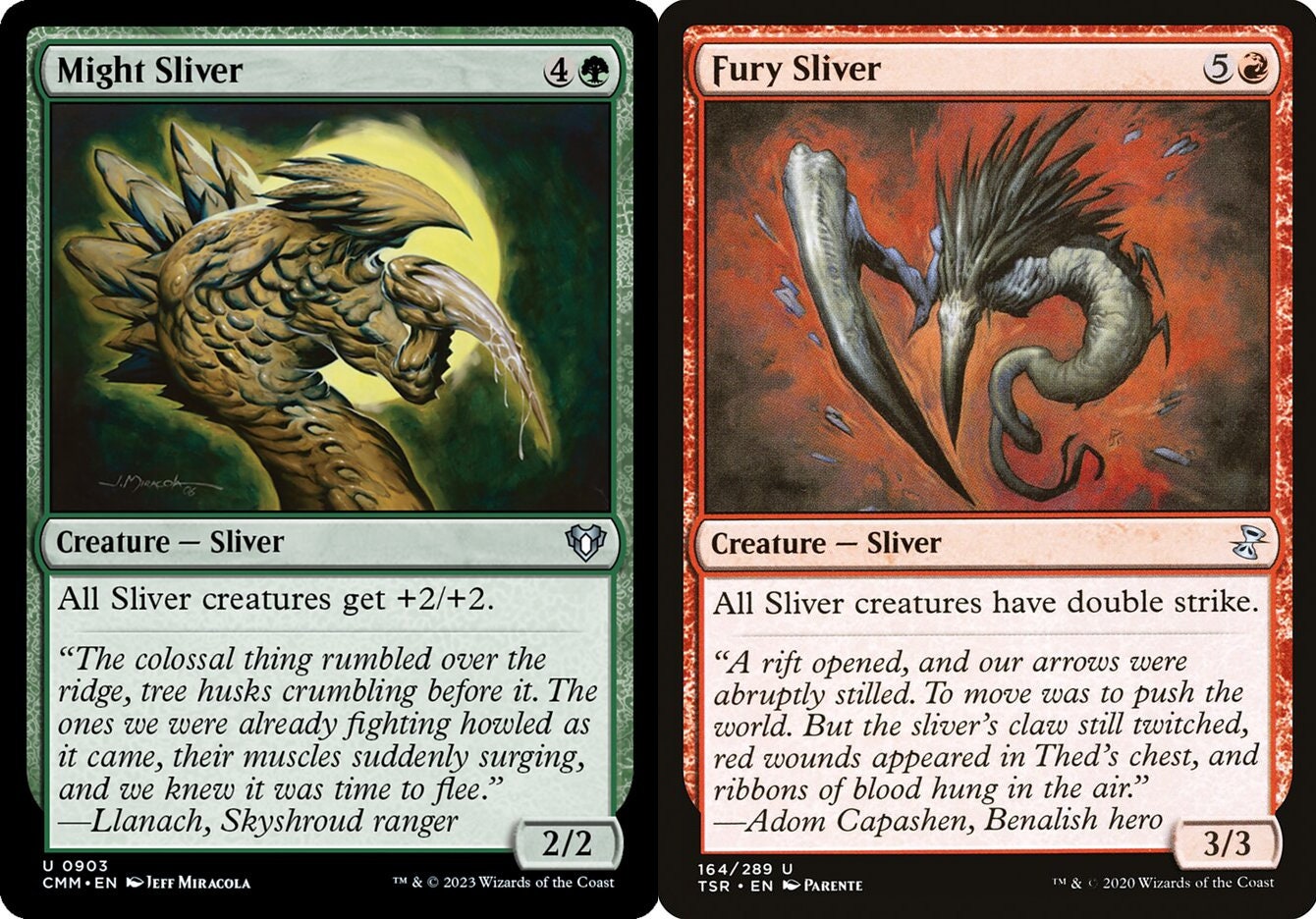 MTG Commander Deck EDH Deck Sliver Hivelord 100 Magic Cards Custom Slivers Sliver Tribal 5 Color