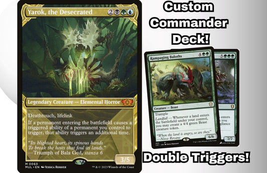 Edgar Markov Mtg Commander Deck Magic: The Gathering Commander Deck - Yarok, The Desecrated (G/U/B Custom 100-Card Deck) Yarok The Desecrated Commander Deck Edgar Markov Mtg Commander Deck Magic: The Gathering Commander Deck - Yarok, The Desecrated (G/U/B Custom 100-Card Deck) Yarok The Desecrated Commander Deck