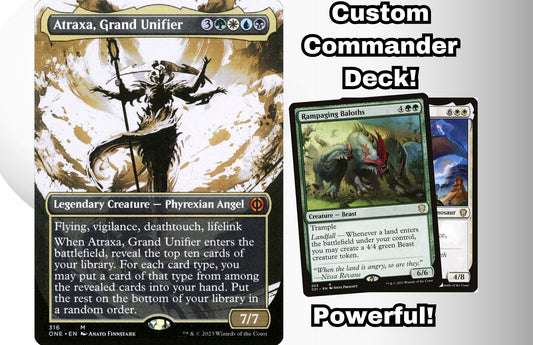 MTG Commander Deck EDH Deck Atraxa, Grand Unifier 100 Magic Cards Custom Deck Powerful