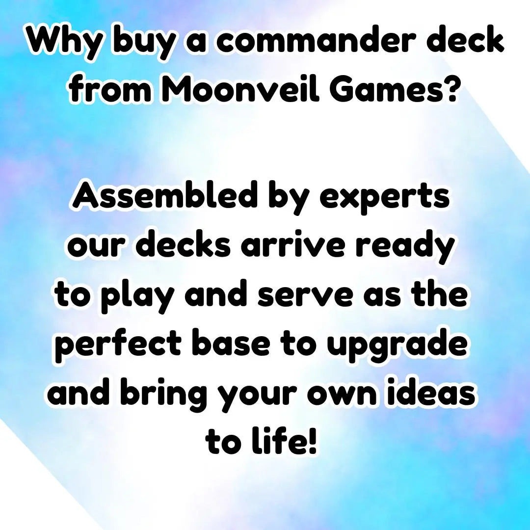 MTG Commander Deck EDH Deck Infinite Guideline Station 100 Magic Cards Custom Deck Spacecraft Multicolor Edge of Eternities Moonveil Games