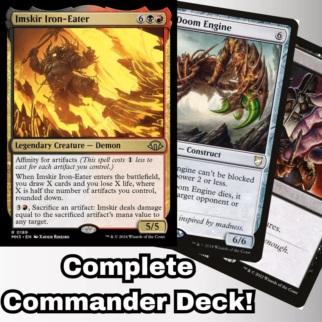 MTG Commander EDH Deck Imskir Iron-Eater 100 Cards Custom Deck Rakdos Artifacts