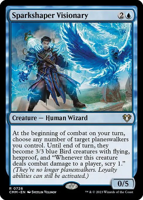 MTG Commander Deck EDH Deck Tam, the Possibility 100 Magic Cards Custom Deck Planeswalkers Super Friends