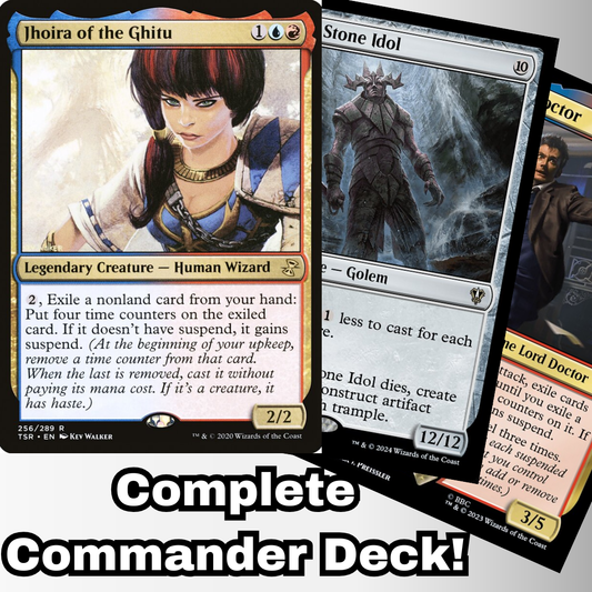MTG Commander Deck EDH Deck Jhoira of the Ghitu 100 Magic Cards Custom Deck Suspend Izzet