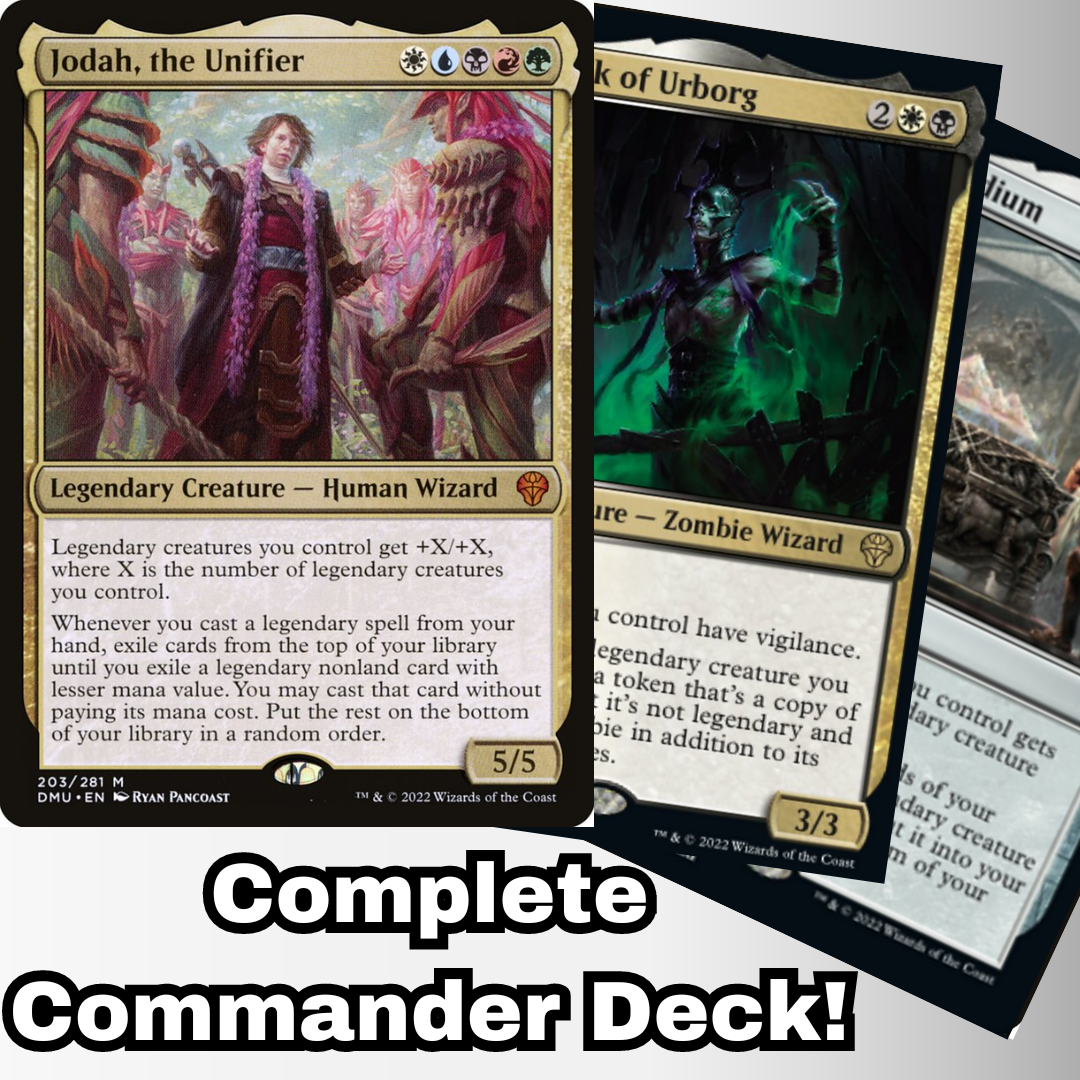 MTG Commander Deck EDH Deck Jodah, the Unifier 100 Magic Cards Custom ...