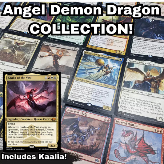 Angels Demons Dragons Cards Collection lot MTG Kaalia of the Vast Included!