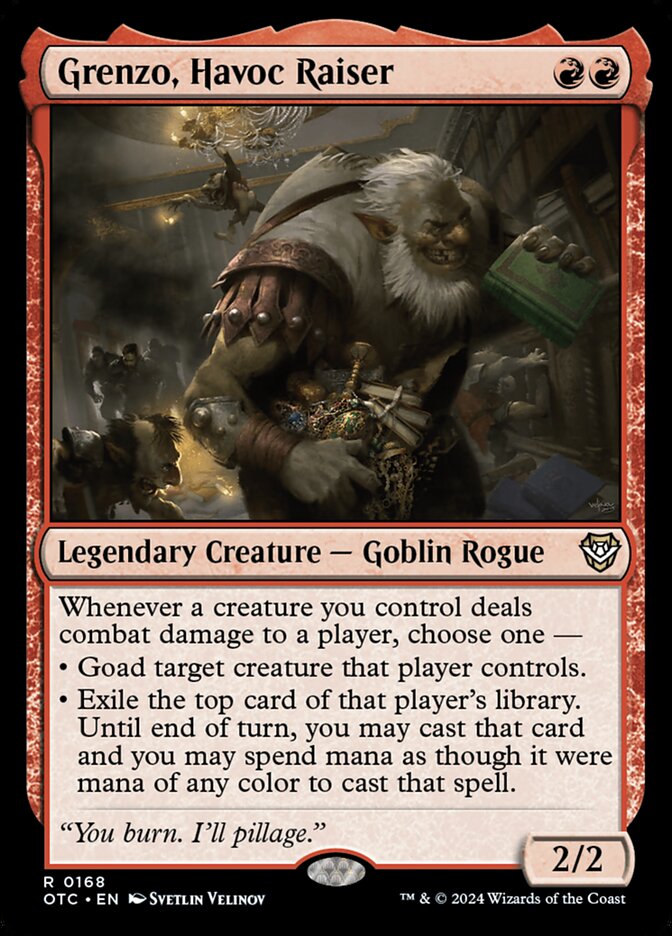 MTG Commander Goblin Deck EDH Deck Krenko, Mob Boss 100 Magic Cards Custom Deck Goblins Red