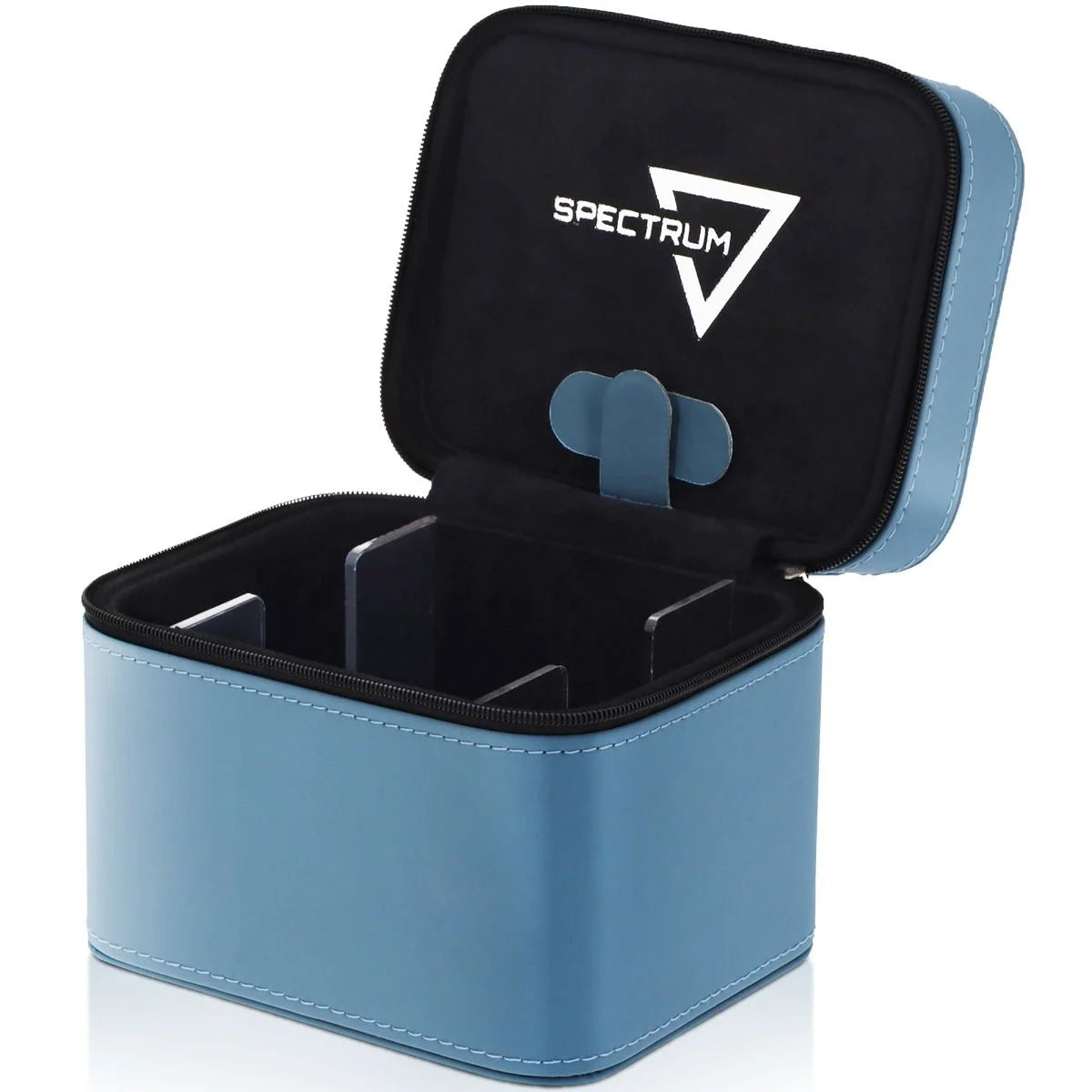 BCW Prism Deck Case - Matrix: Compact, zip-around case with dividers for organizing trading cards and accessories, featuring a secure magnetic closure and Spectrum logo.