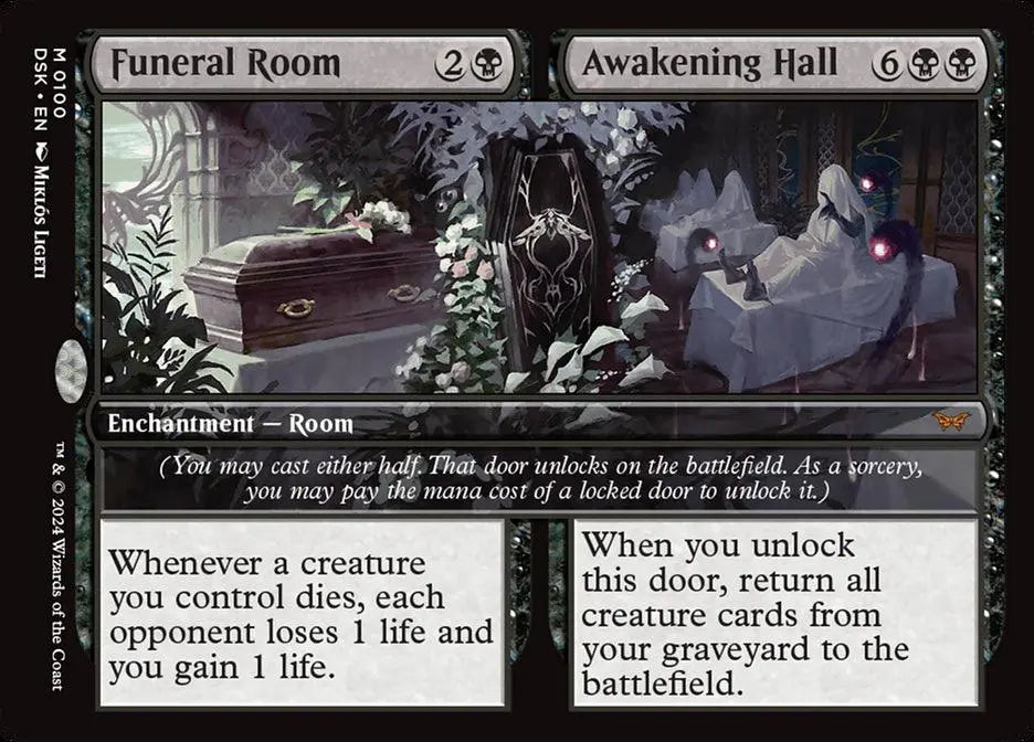 MTG Commander Deck EDH Deck Marina Vendrell 100 Magic Cards Custom Deck Duskmourn Rooms Enchantments MTG Commander Deck EDH Deck Marina Vendrell 100 Magic Cards Custom Deck Duskmourn Rooms Enchantments